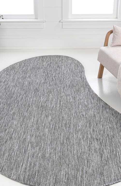 Jonathan Y Evan Modern Rustic Organic Curve Indoor/outdoor Shaped Area Rug