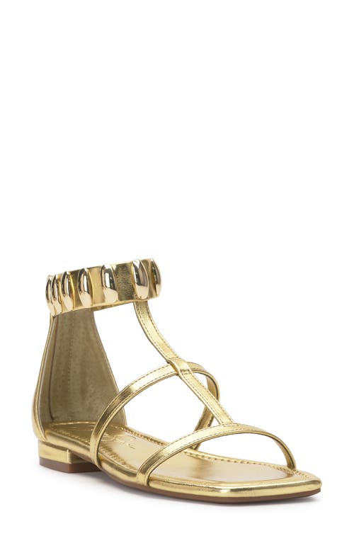 Jessica Simpson Elusta Ankle Strap Sandal In Gold