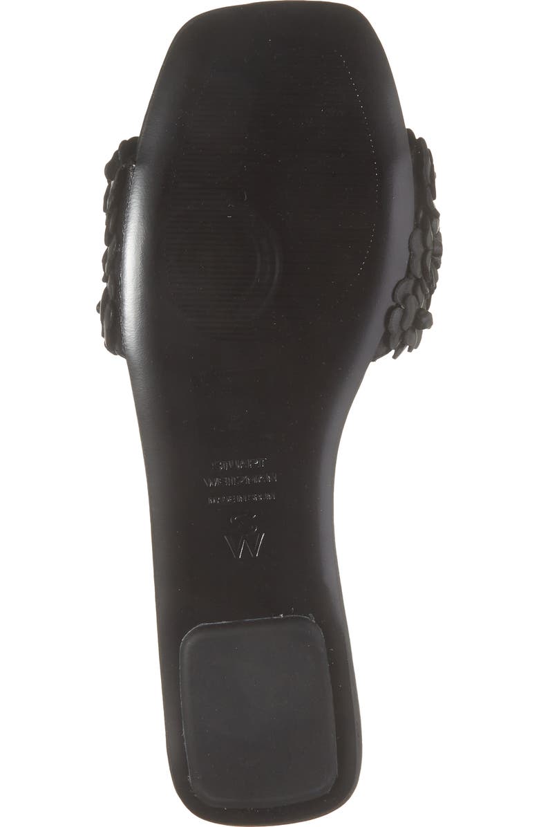 Stuart Weitzman Meadow Slide Sandal, Alternate, color, Black