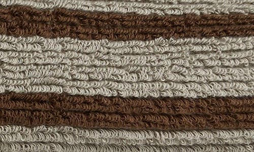 Parachute Resort Stripe Organic Cotton Towel In Brown