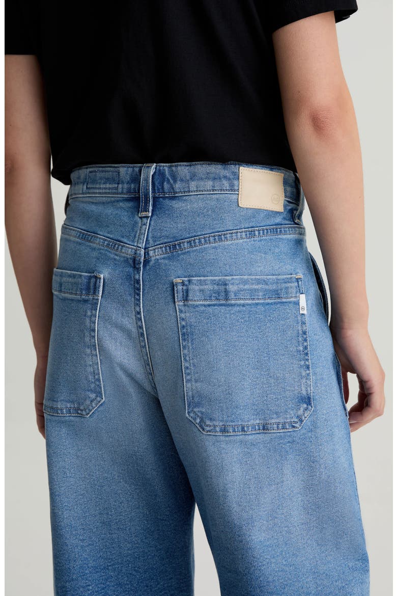 Mercer Cuffed High Waist Barrel Jeans Jeans, Alternate, color, ROUTE 49