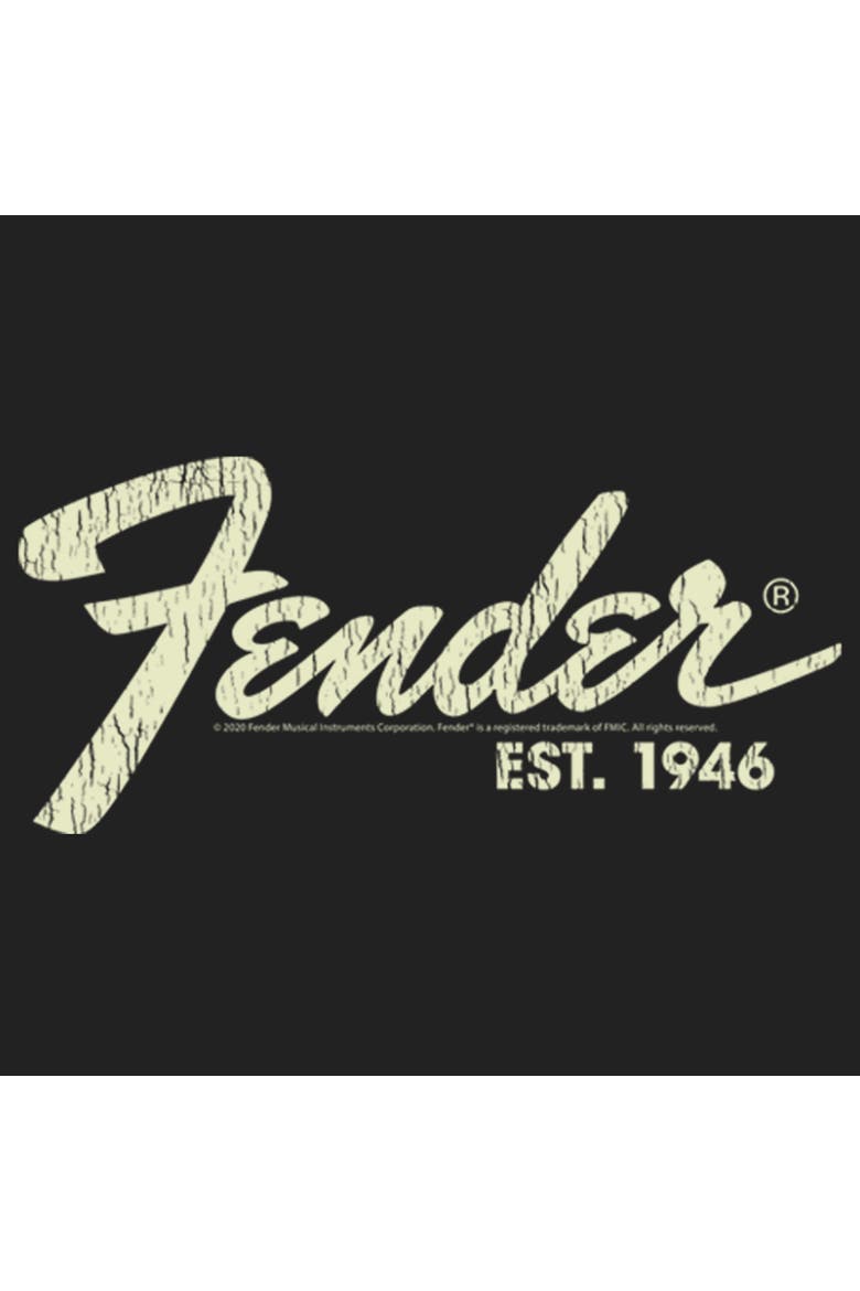 Junior's Distressed Logo Festival Muscle Graphic T-Shirt, Alternate, color, Charcoal