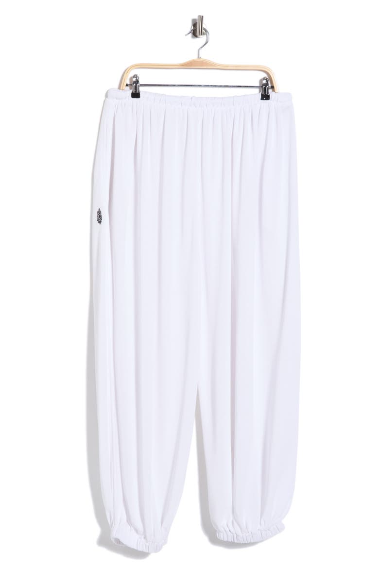 Momentum Drawstring Balloon Pants, Alternate, color, WHITE