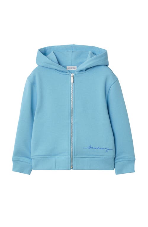 Burberry Childrens Cotton Zip Hoodie In Lizard
