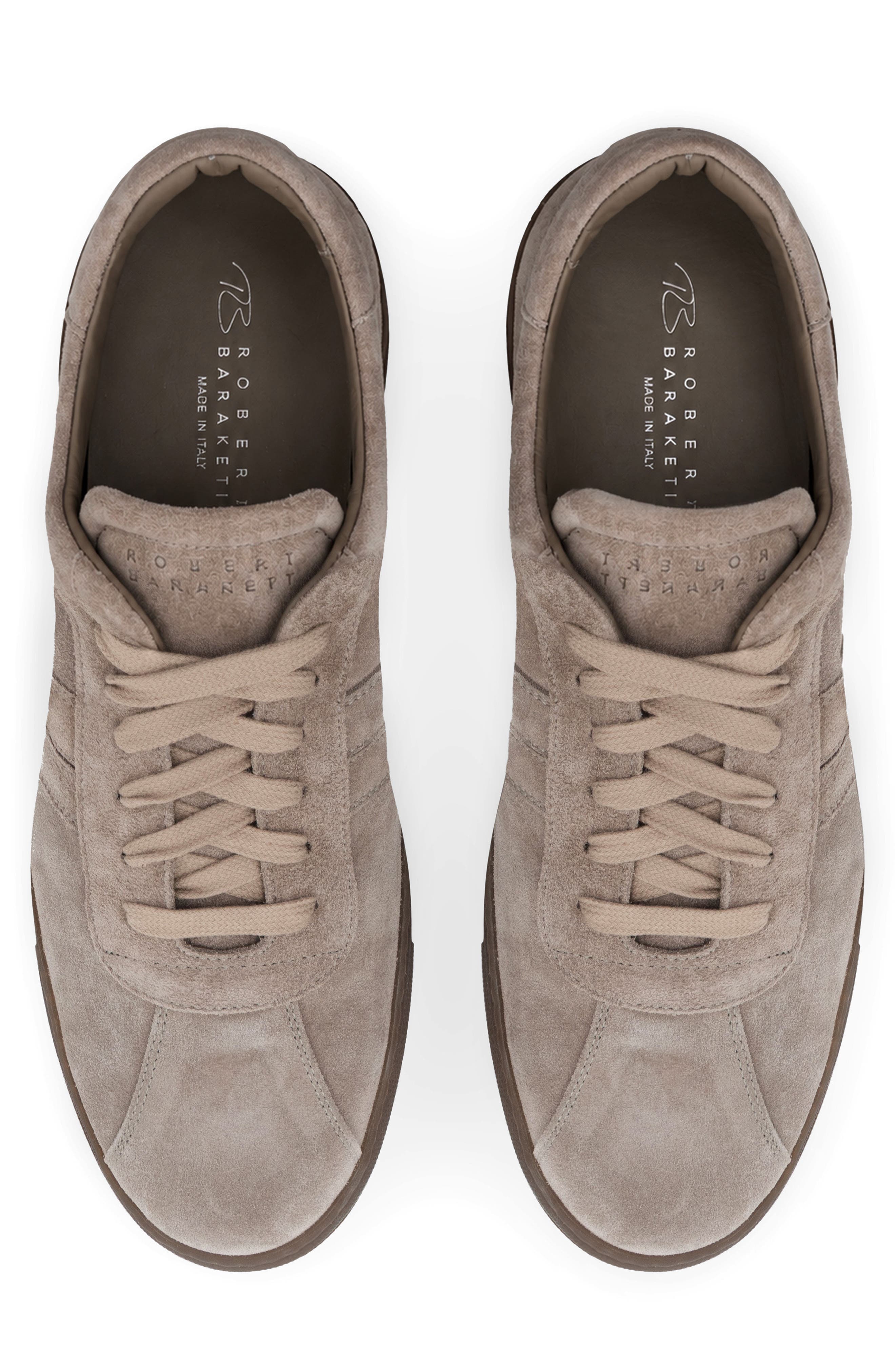 Dalton Suede Low Top Sneaker, Alternate, color, CLAY
