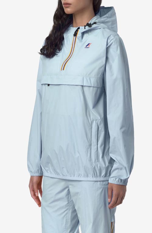 K-way Le Vrai 4.0 Leon Water Repellent Anorak In Blue Baby