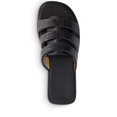 Shop Bernardo Footwear Tamer Slip-on Sandal In Black