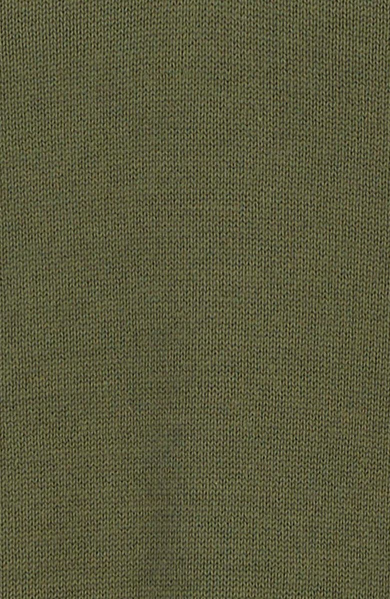 Barbour Cotton Quarter Zip Sweater, Alternate, color, Winter Moss