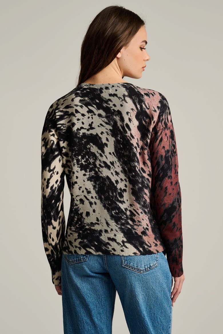 Running Wild Cotton Sweater, Alternate, color, Chocolate Feather