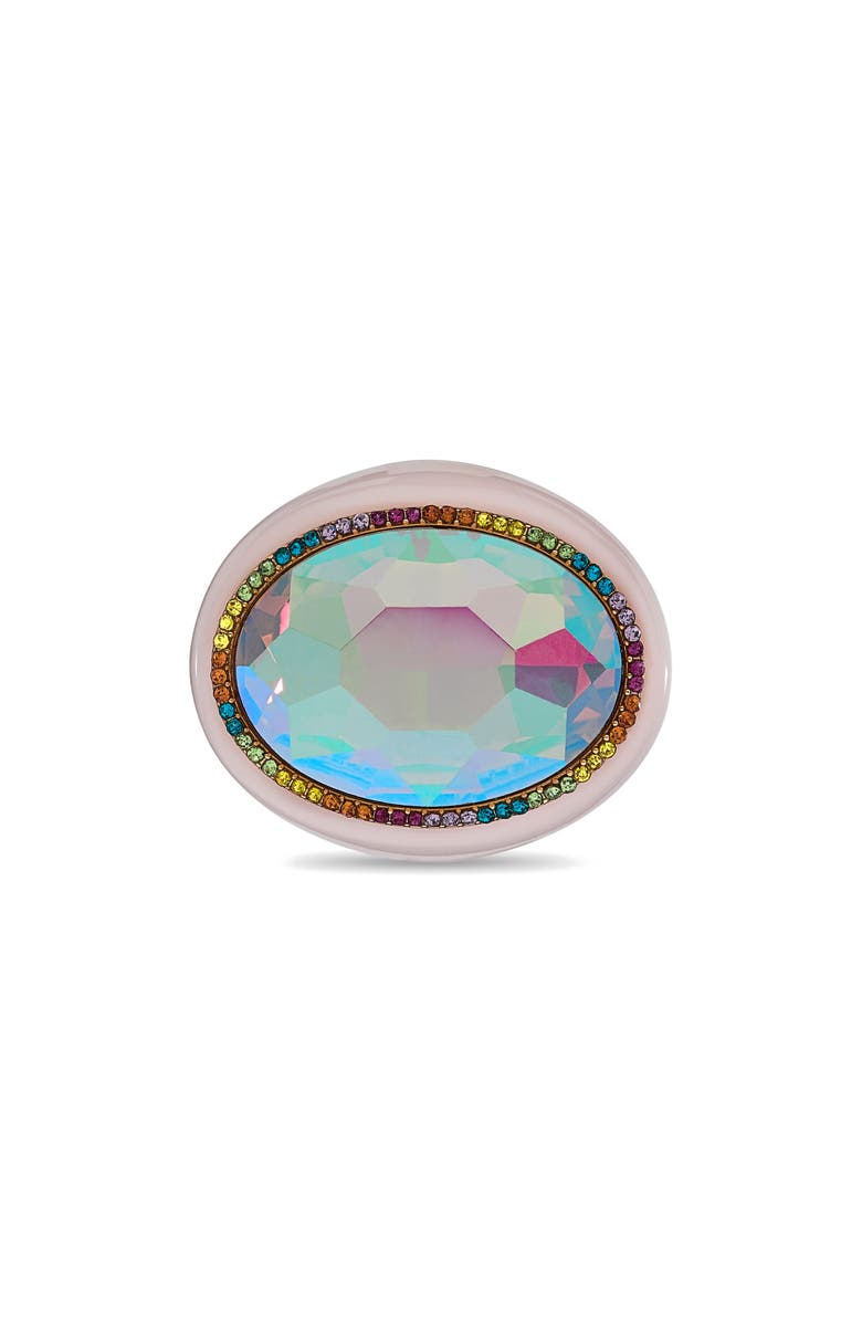 Kurt Geiger London Oval Stone Cocktail Ring, Alternate, color, Pink