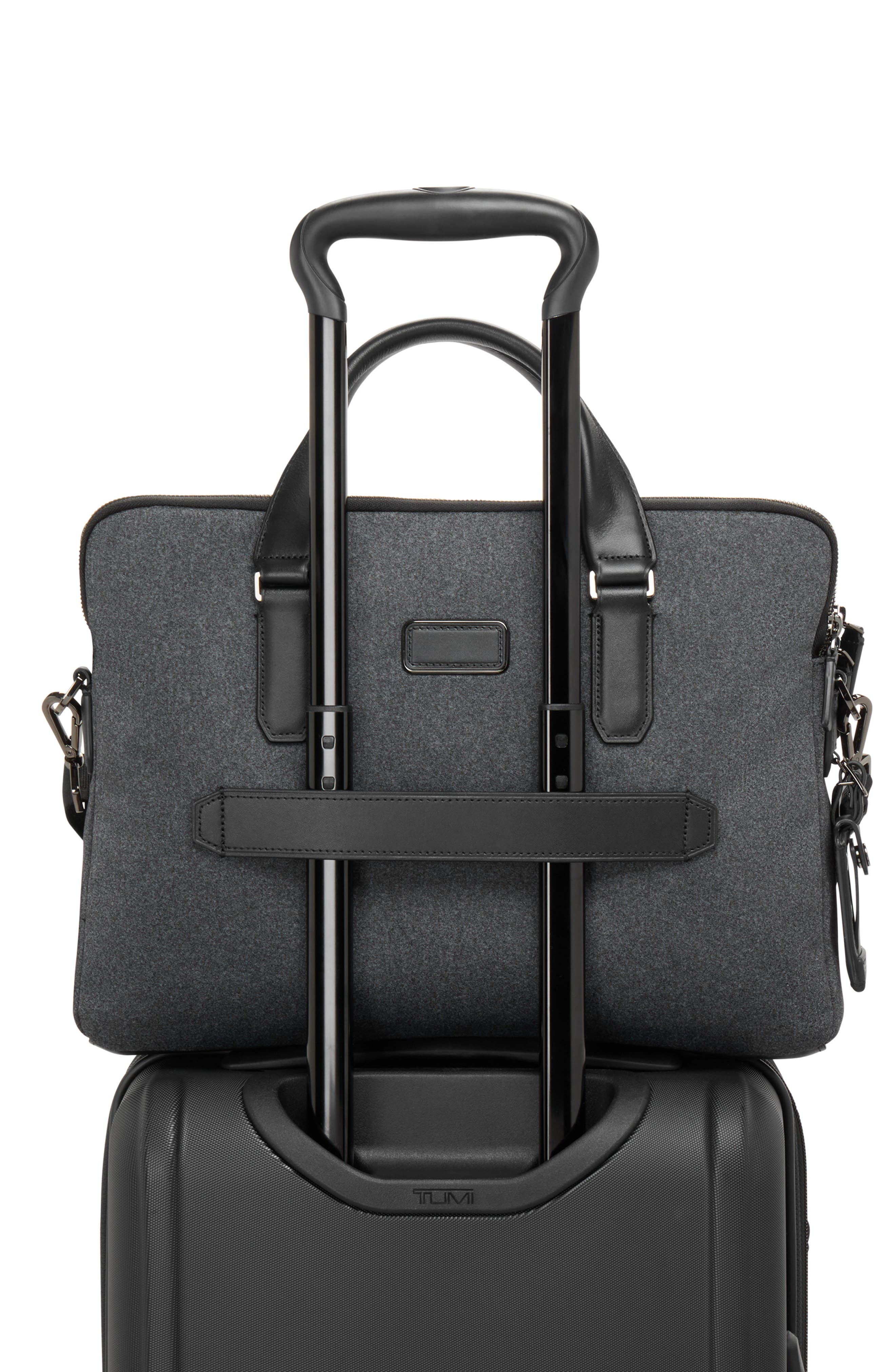 TUMI Sycamore Slim Briefcase, Alternate, color, Dark Charcoal