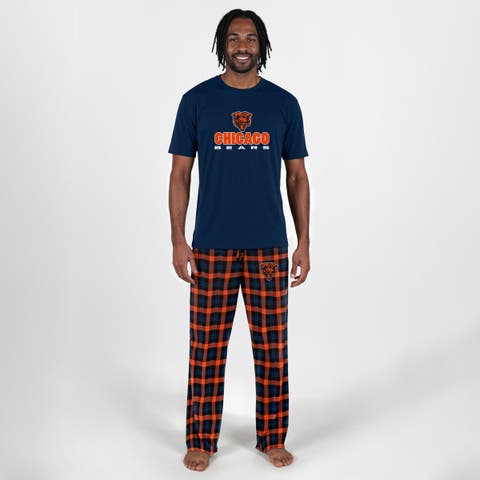 Men's Concepts Sport  Navy Chicago Bears Big & Tall Highland Sleep Set