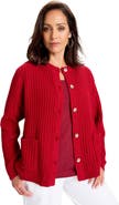Jessica London Boxy Stitch Cardigan