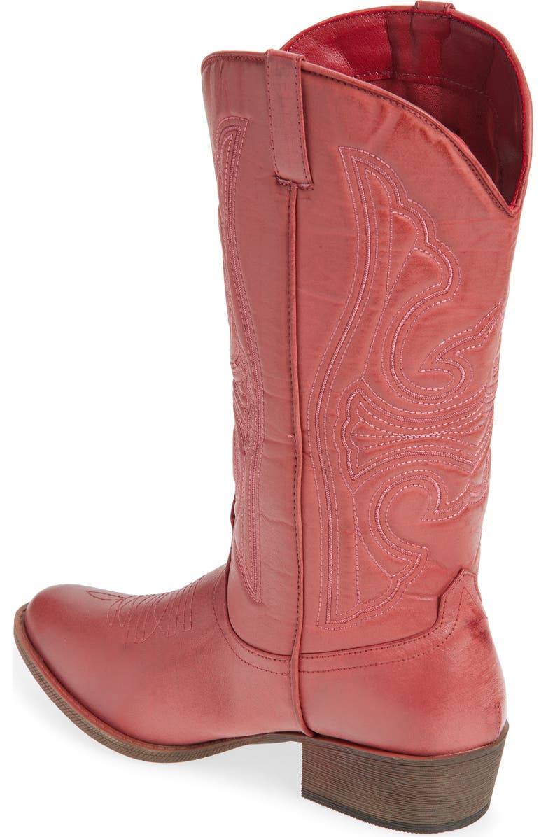 Coconuts by Matisse Legend Western Boot, Alternate, color, Red Fab
