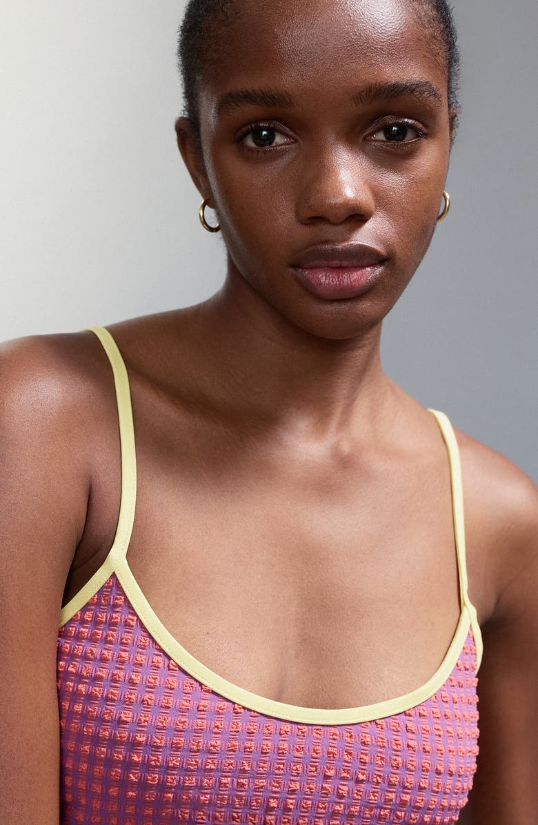 MANGO TEEN Textured Two-Piece Swimsuit, Alternate, color,