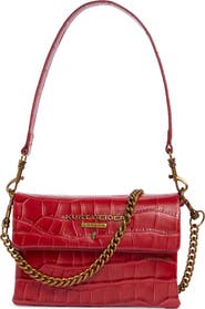 Kurt Geiger London Mini Brompton Croc Embossed Leather Crossbody Bag