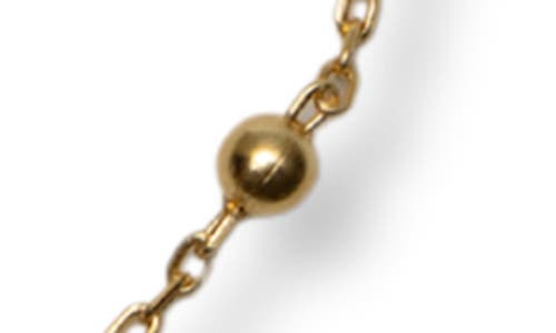 Argento Vivo Ball Station Necklace In Gold
