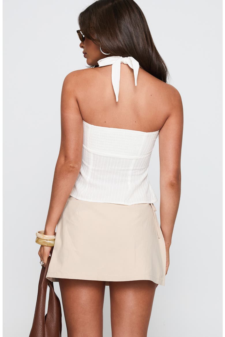 Gigi Wrap Skort, Alternate, color, BEIGE