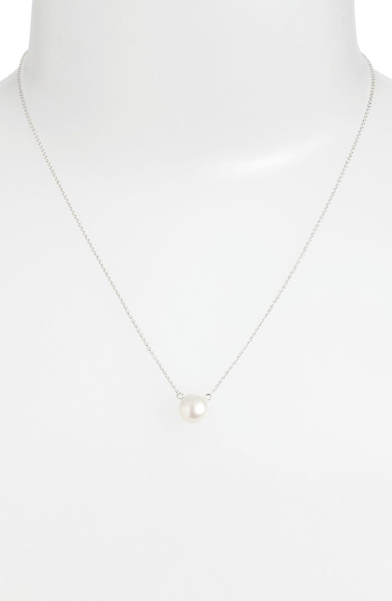 Dogeared Freshwater Pearl Pendant Necklace, Alternate, color,