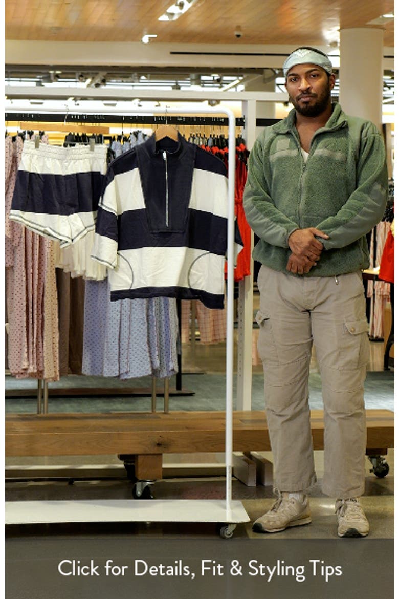 FP Movement Retro Rugby Half Zip Top & Shorts Set video