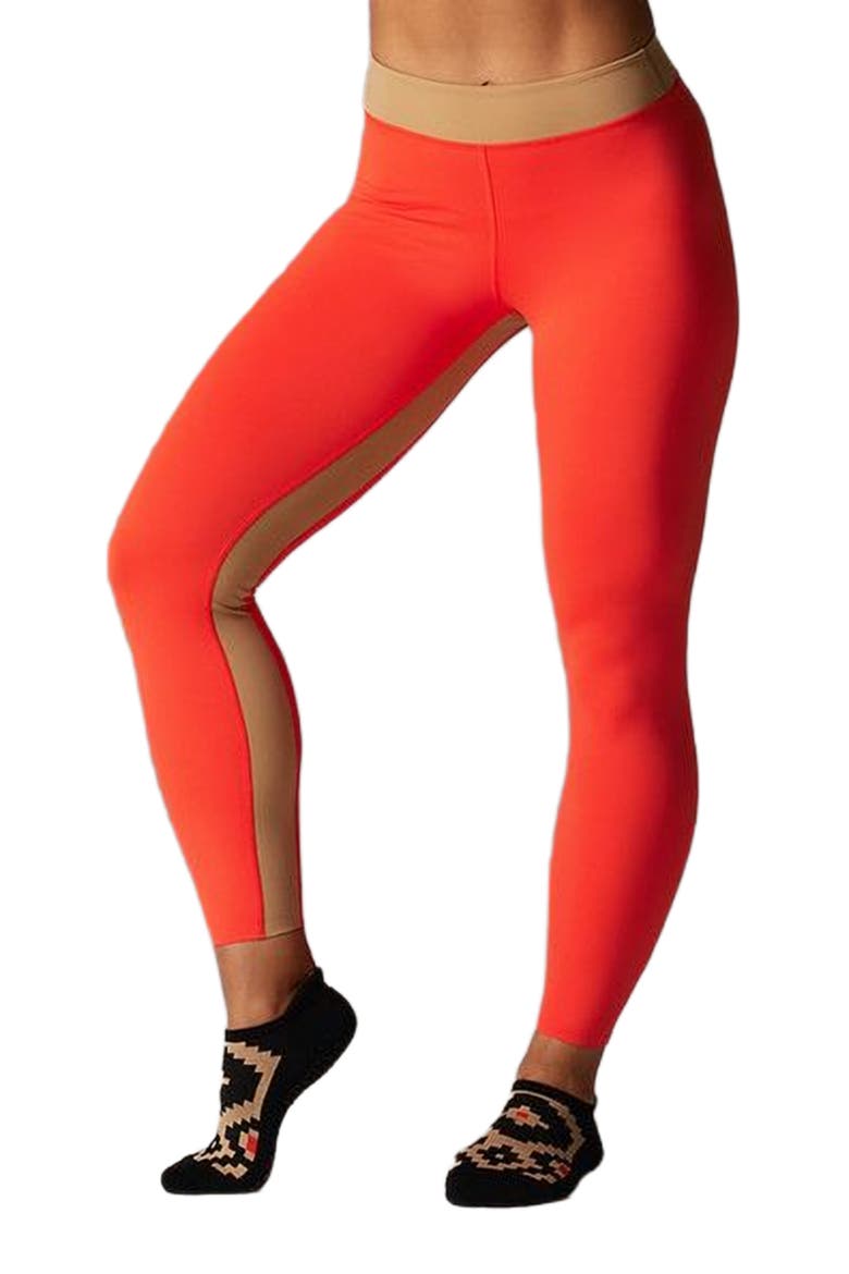 Mid Rise 7/8 Legging, Alternate, color, MAGMA/CAMEL