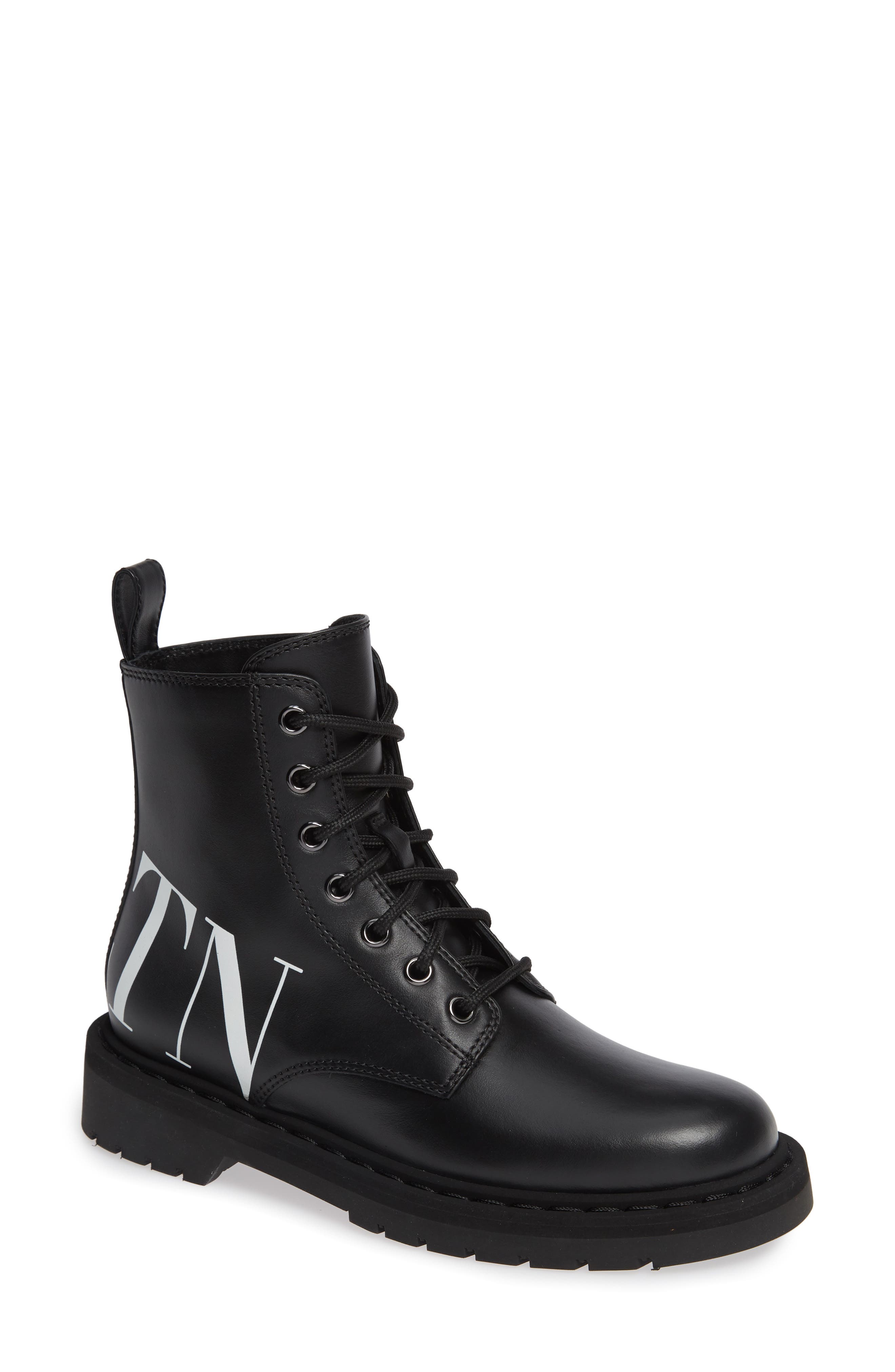Valentino Garavani VLTN Combat Boot, Main, color, 