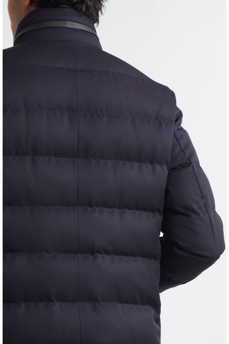 Vallonpierre Water Repellent Wool Parka, Alternate, color, DARK NAVY BLUE