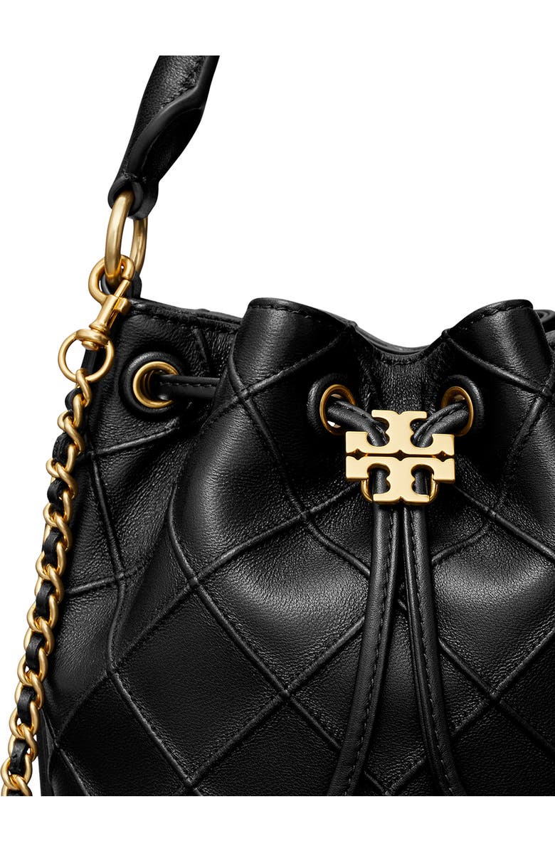 Tory Burch Small Fleming Soft Leather Bucket Bag, Alternate, color,