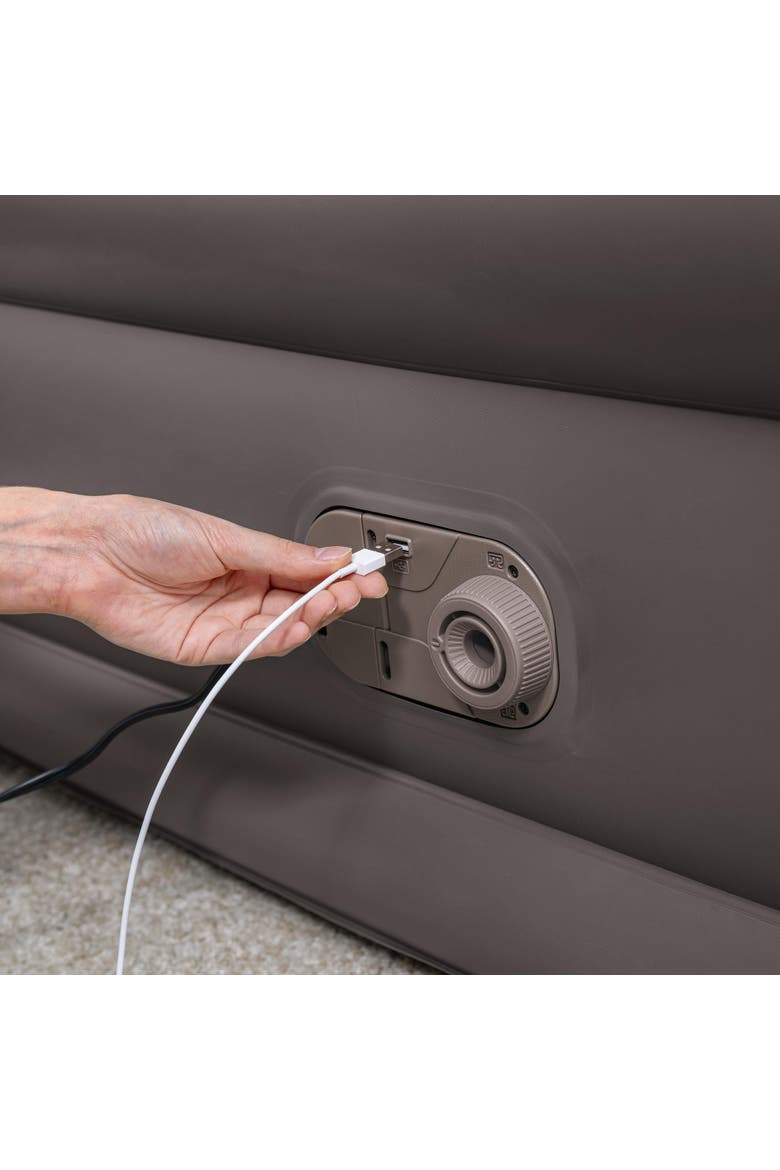 GuestRest 18 Inch Air Mattress, Queen, Alternate, color, Gray