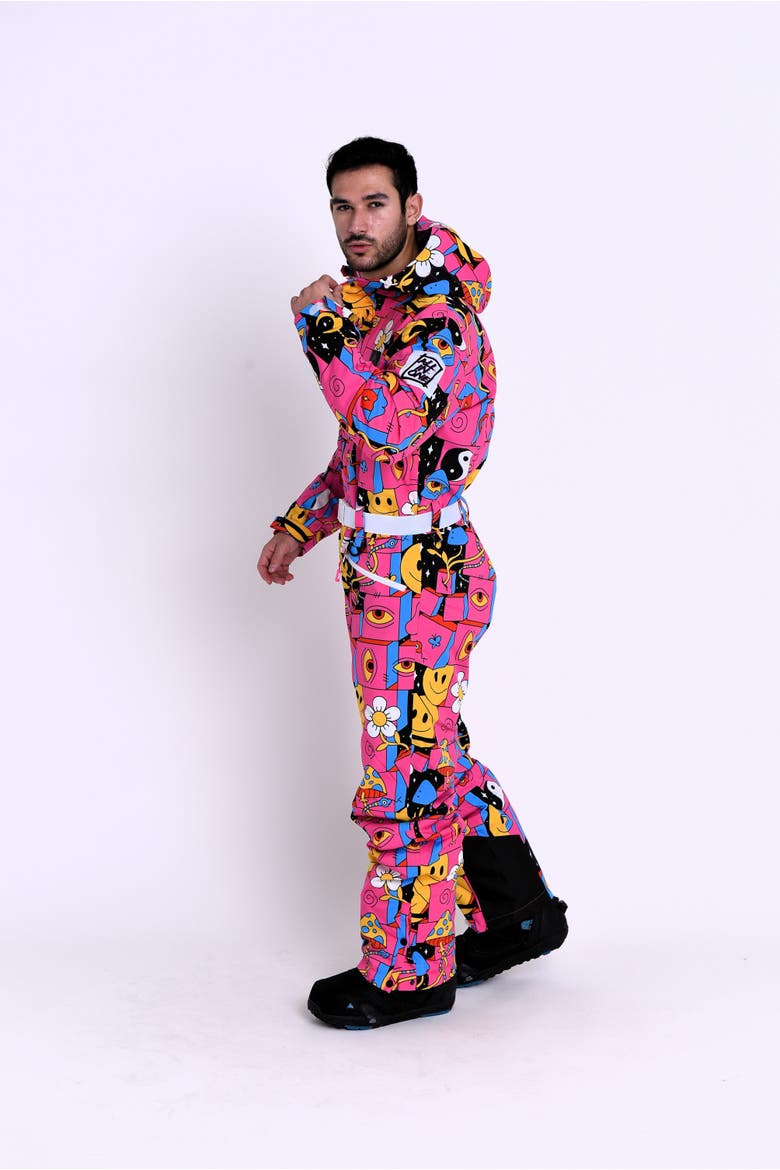 Trippy Hippy Ski Suit - Men's, Alternate, color, Pink