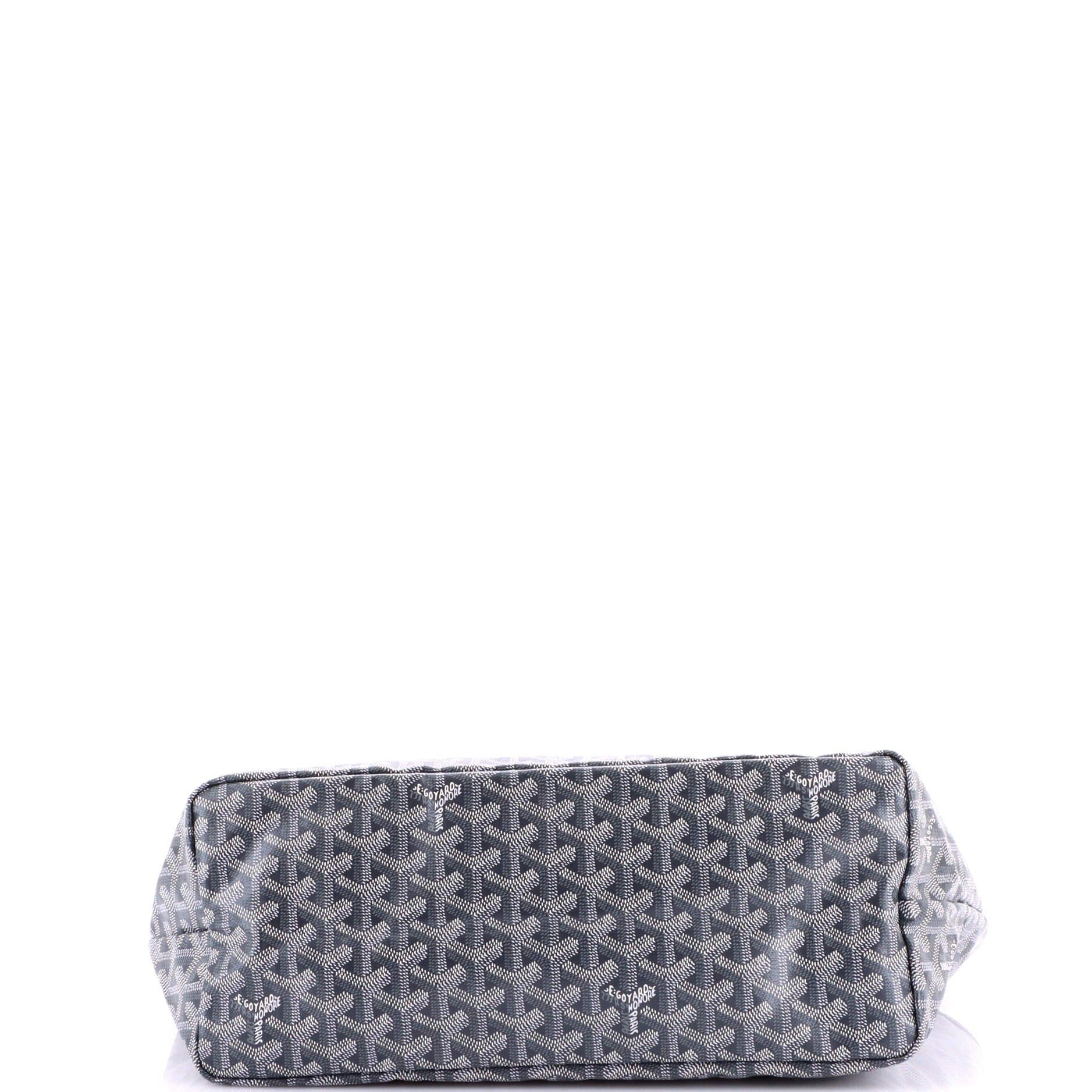 Pre-Owned Goyard Saint Louis Tote Coated Canvas PM, Alternate, color, Gray