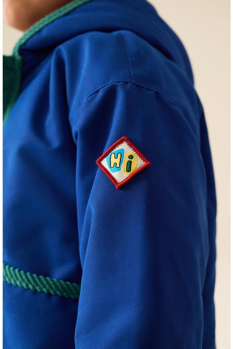 Kids' Fun Hooded Tech Jacket, Alternate, color, MULTI