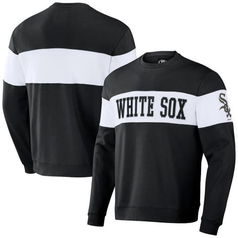 Men
s Darius Rucker Collection by Fanatics Black Chicago White Sox Stripe Pullover Sweatshirt