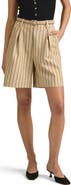 Favorite Daughter The Weekend Stripe Cotton Blend Shorts