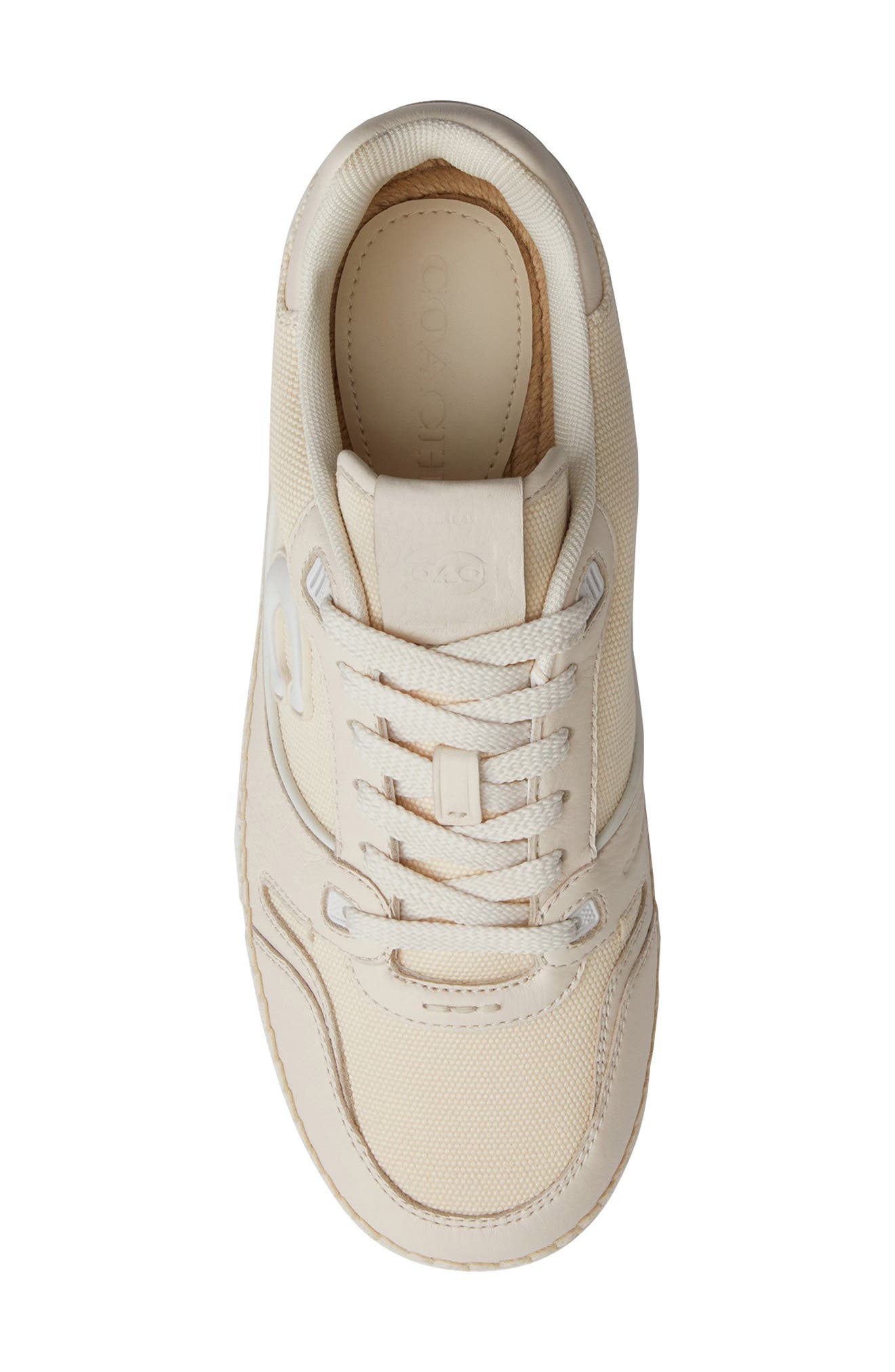 COACH Soho Espadrille Sneaker, Alternate, color, Chalk