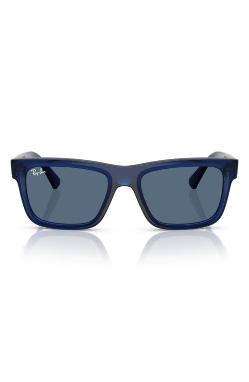 Ray Ban Ray-ban Kids' 49mm Rectangular Sunglasses In Transparent Blue