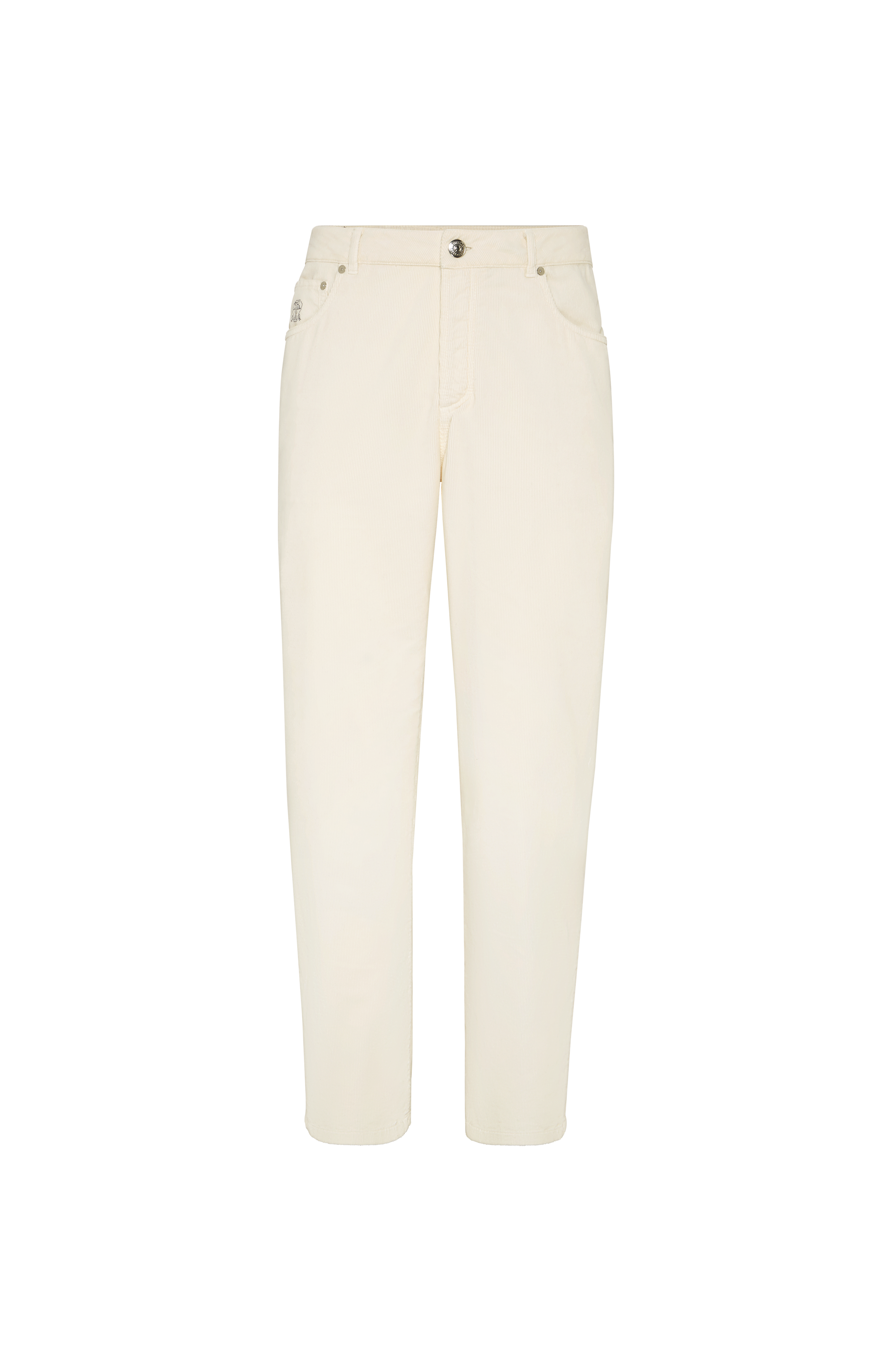 Garment-dyed trousers