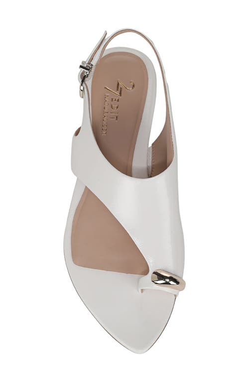 27 Edit Naturalizer Via Slingback Pointed Toe Sandal In Warm White
