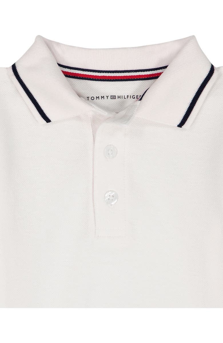 Tommy Hilfiger Polo & Stripe Shortall Set, Alternate, color, White