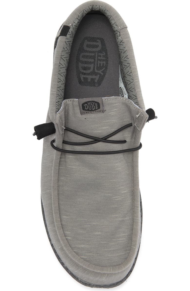 Hey Dude Wally Stretch Fleece Slip-On, Alternate, color, Lava Stone