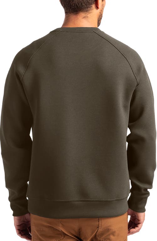 Cutter & Buck Roam Crewneck Pullover In Poplar