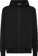 PLEIN SPORT Embossed Hoodie Sweatjacket Men