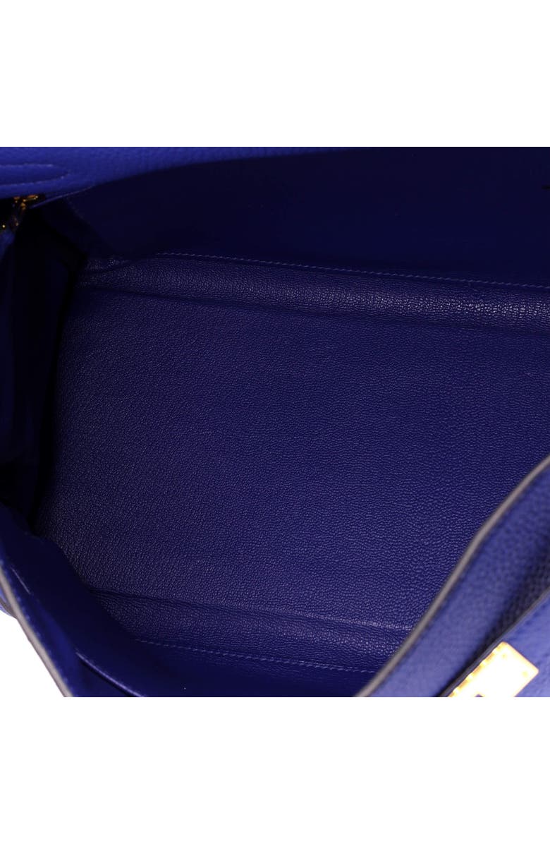 Pre-Owned Hermes Kelly Handbag Blue Togo with Gold Hardware 35, Alternate, color, Bleu Electrique