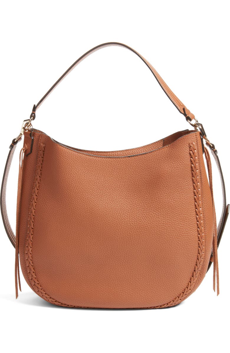 Rebecca Minkoff Unlined Convertible Whipstitch Hobo, Main, color,