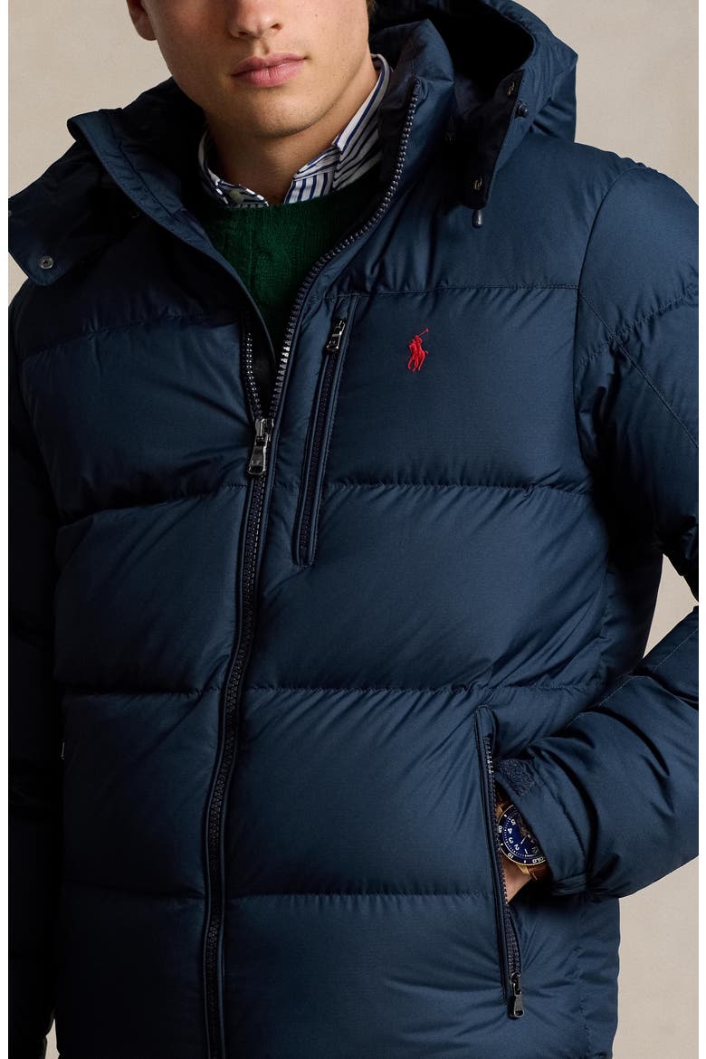 Gorham Down Jacket with Removable Hood, Alternate, color, COLLECTION NAVY