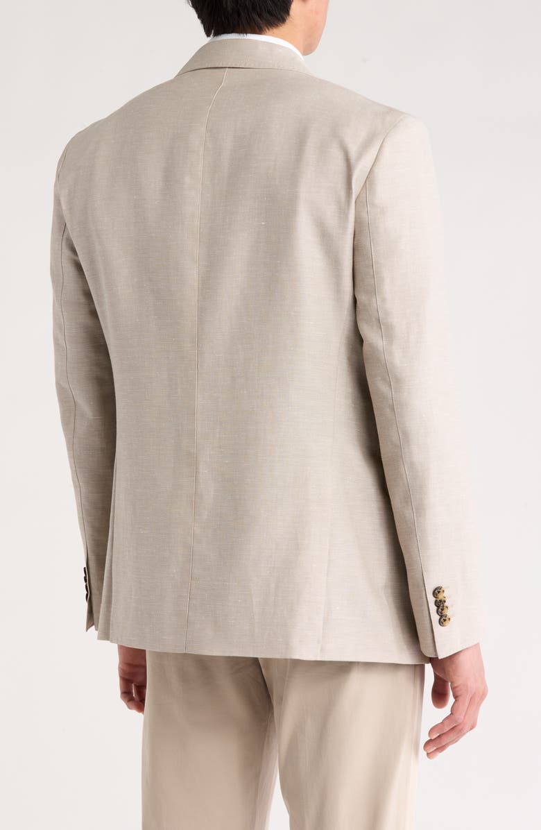 Rodd & Gunn Roving Beach Wool & Linen Sport Coat, Alternate, color, Putty