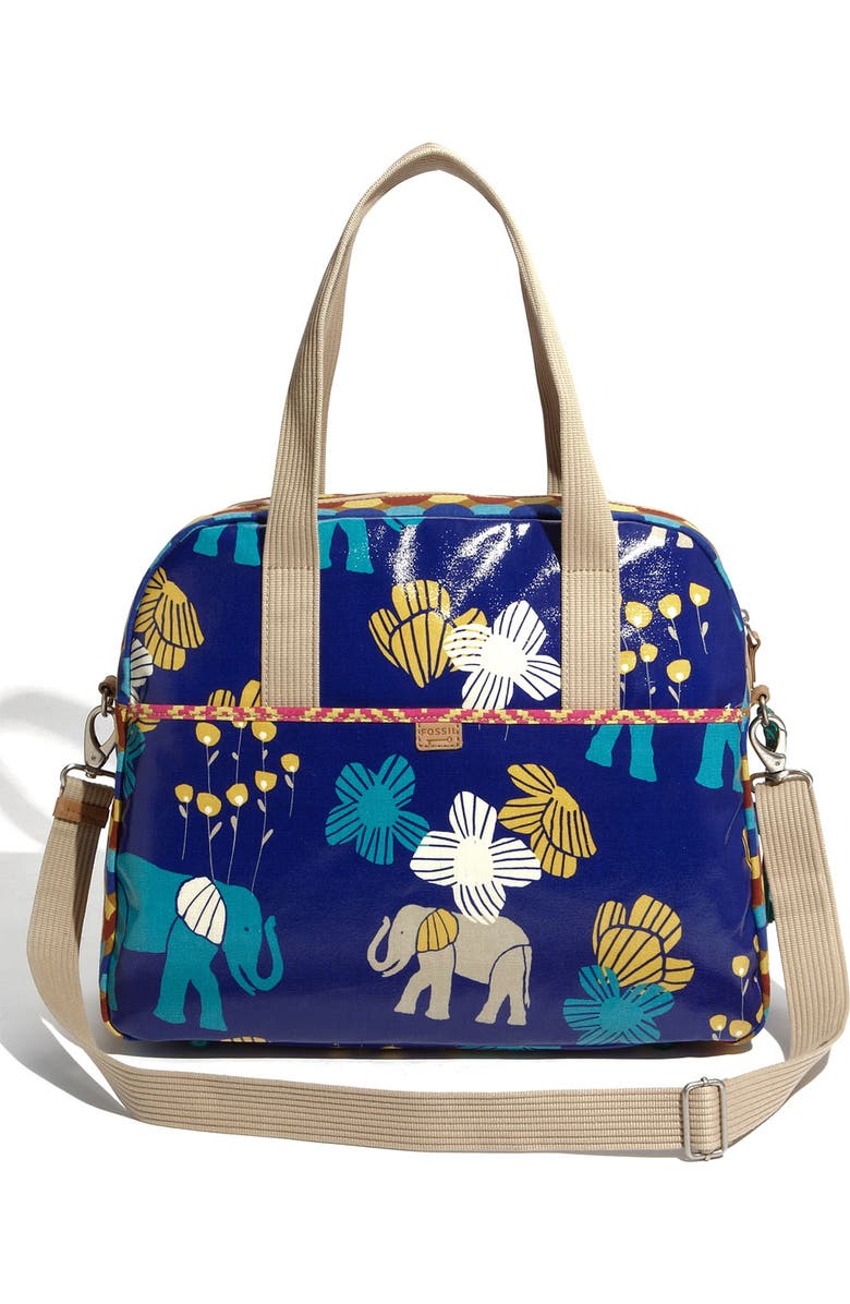 Fossil 'Key-Per II' Coated Canvas Tote, Alternate, color,