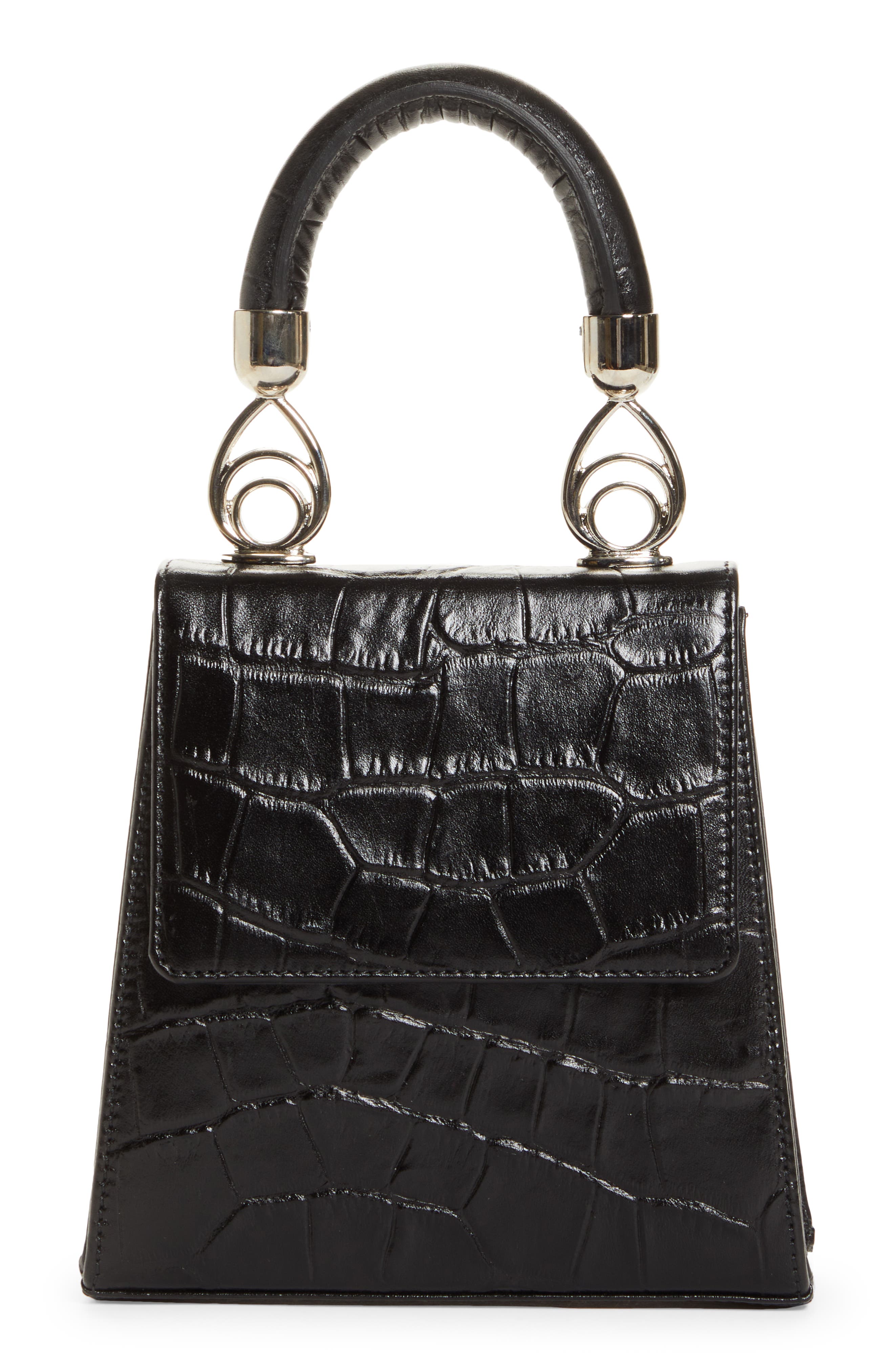 Brother Vellies Nile Leather Top Handle Bag, Main, color, 