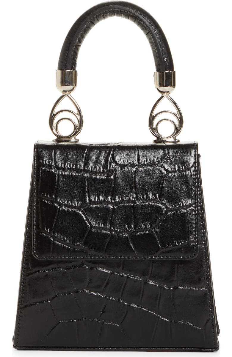 Brother Vellies Nile Leather Top Handle Bag, Main, color,