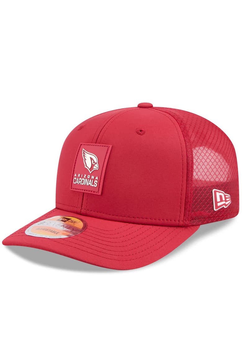 Men's New Era Cardinal Arizona Cardinals 2025 Sideline  9SEVENTY Trucker Adjustable Hat, Main, color, Cardinal